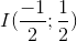 I(\frac{-1}{2};\frac{1}{2})