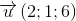 \overrightarrow{u}\left ( 2;1;6 \right )