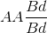 AA\frac{{Bd}}{{Bd}}