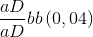 \frac{{aD}}{{aD}}bb\,(0,04)