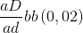 \frac{{aD}}{{ad}}bb\,(0,02)