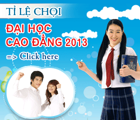 Tỉ lệ chọi 2013