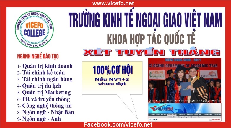 Truong Kinh te ngoai giao Viet Nam xet tuyen hoc ba nam 2015