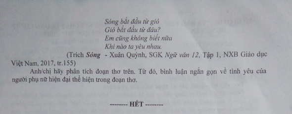 De thi thu THPT Quoc gia mon Van 2018 So GD Hung Yen