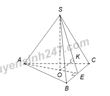Cho hình chóp tam giác đều SABC có cạnh đáy là a và cạnh bên là 2a Bán  kính của mặt cầu ngoại tiếp hình chóp SABC là