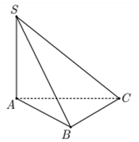 Cho hình chóp S.ABC với lòng ABC là tam giác vuông cân nặng bên trên B, \\(AB=a ...