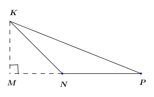 Hãy chỉ ra đáy và đường cao tương ứng được vẽ trong hình tam giác ...