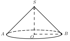 Cho Khối Nón (Left( N Right)) Có Góc Ở Đỉnh Bằng ({90^0}) Và Diện Tích Xung  Quanh Bằng (4Sqrt 2 Pi ). Thể Tích Của Khối Nón Đã Cho Bằng: