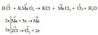 Phản ứng giữa HCl đặc và KMnO<sub onerror=