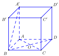 Một hình hộp đứng có hai đáy là hình thoi không phải là hình vuông có bao  nhiêu mặt phẳng đối xứng