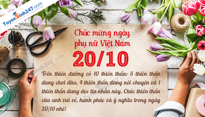 Bo thiep chuc mung ngay phu nu Viet Nam 20/10 y nghia