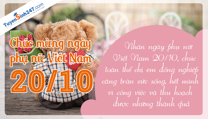Bo thiep chuc mung ngay phu nu Viet Nam 20/10 y nghia