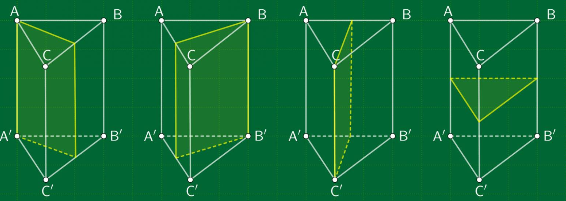 4. Có tồn tại một lăng trụ tam giác đều không có tâm đối xứng không? Nếu có, vui lòng cung cấp ví dụ.