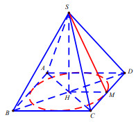Cho hình chóp tứ giác đều SABCD có các cạnh đều bằng asqrt 2   Thể tích của khối nón có đỉnh S và đường tròn đáy là đường tròn nội tiếp