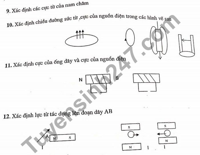 De cuong on tap hoc ki 1 THCS Yen Hoa mon Ly lop 9 nam 2020