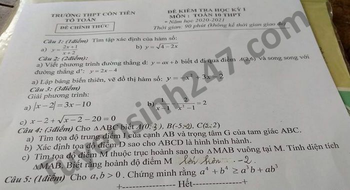 Đề thi học kì là nỗi lo lớn đối với học sinh nhưng đừng lo, chúng ta có những giải pháp và kinh nghiệm để đối phó. Xem qua hình ảnh đề thi học kì này để chuẩn bị tốt hơn cho các kì thi đến nhé!