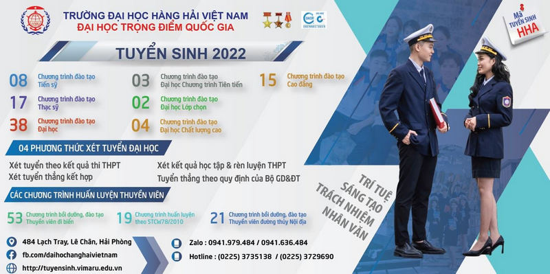 Dai hoc Hang hai Viet Nam cong bo phuong an tuyen sinh 2022