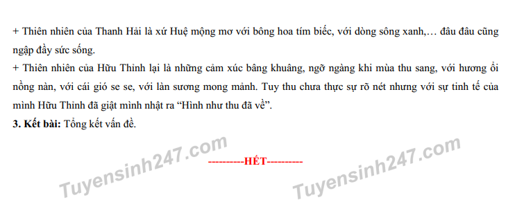 Dap an de thi mon Van tinh Binh Dinh 2022 vao lop 10