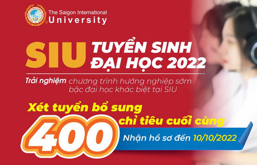 Truong Dai hoc Quoc te Sai Gon xet tuyen bo sung nam 2022