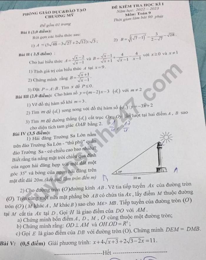 Đề thi cuối kì 1 môn Toán lớp 9 có liên quan đến đồ thị hàm số? Nếu vậy, hãy xem qua đồ thị hàm số trong hình ảnh này để nắm rõ những khái niệm và tính chất quan trọng nhất liên quan đến đề thi của bạn.