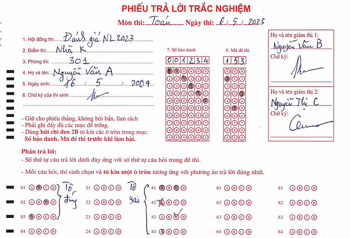 Huong dan lam phan trac nghiem thi DGNL DH Su pham Ha Noi 2023