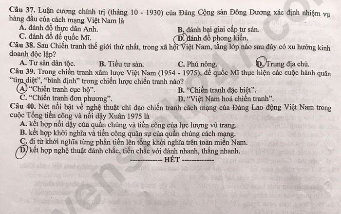 De thi thu tot nghiep THPT 2023 mon Su - Tinh Lang Son