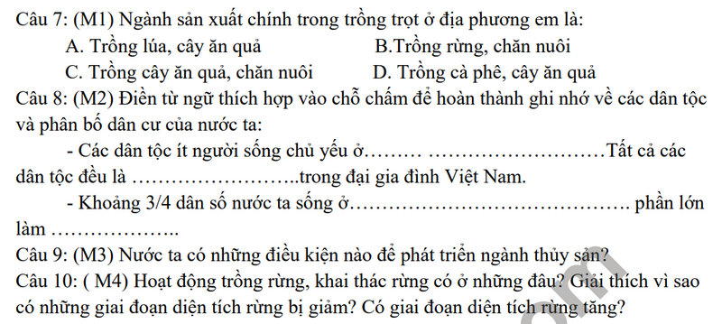 De thi cuoi ki 1 mon Su va Dia lop 5 - TH Quang Trung 2023