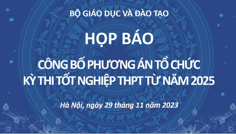May gio cong bo phuong an thi tot nghiep THPT 2025?