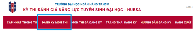 Huong dan dang ky du thi danh gia dau vao Dai hoc Ngan hang TPHCM 2024