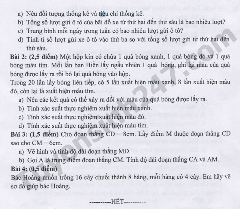 De giua ki 2 lop 6 nam 2024 mon Toan - THCS Nguyen Binh Khiem