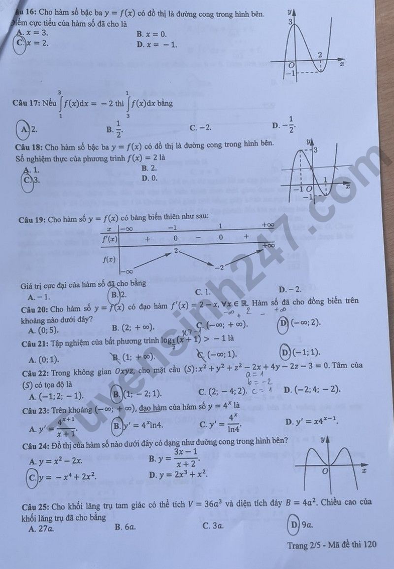 Đáp án đề thi tốt nghiệp THPT 2024 - Mã đề 120 môn Toán De-thi-tn-thpt-mon-toan-ma-de-120-nam-2024-2-result_1