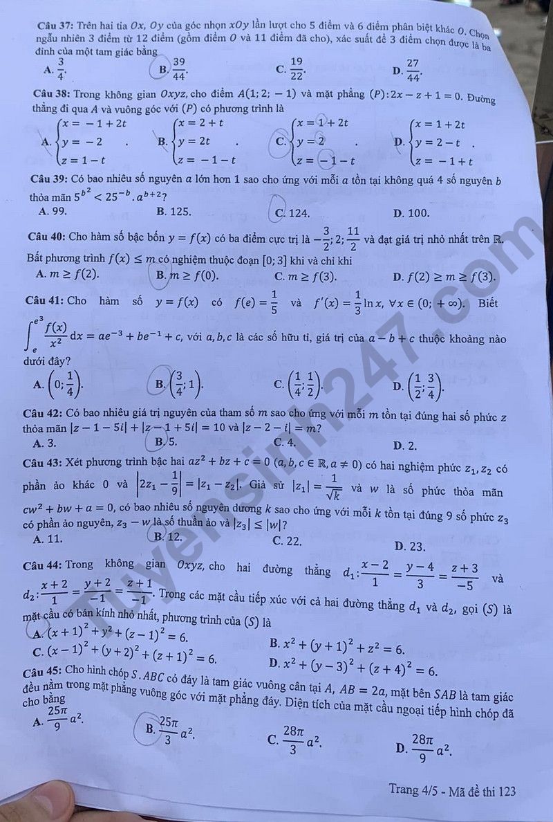 Đáp án đề thi tốt nghiệp THPT 2024 môn Toán - Mã đề 123 De-thi-tn-thpt-mon-toan-ma-de-123-nam-2024-4-result_1