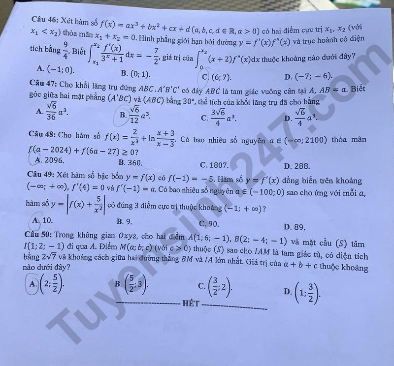 Đáp án đề thi tốt nghiệp THPT 2024 môn Toán - Mã đề 123 De-thi-tn-thpt-mon-toan-ma-de-123-nam-2024-5-result_1