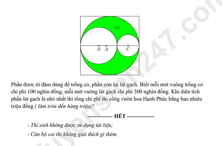 De KSCL lop 11 mon Toan 2025 - THPT Thuan Thanh 1