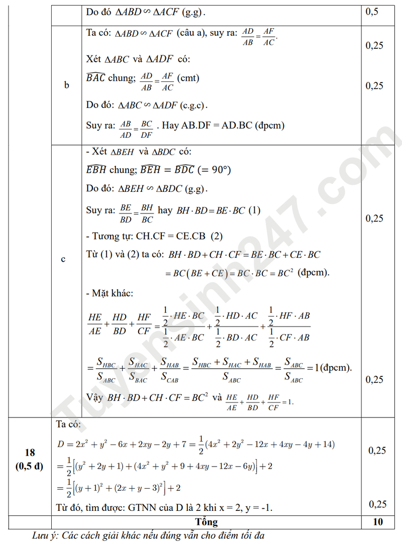 De KSCL lop 9 mon Toan 2024 - THCS Phan Huy Chu (Co dap an)