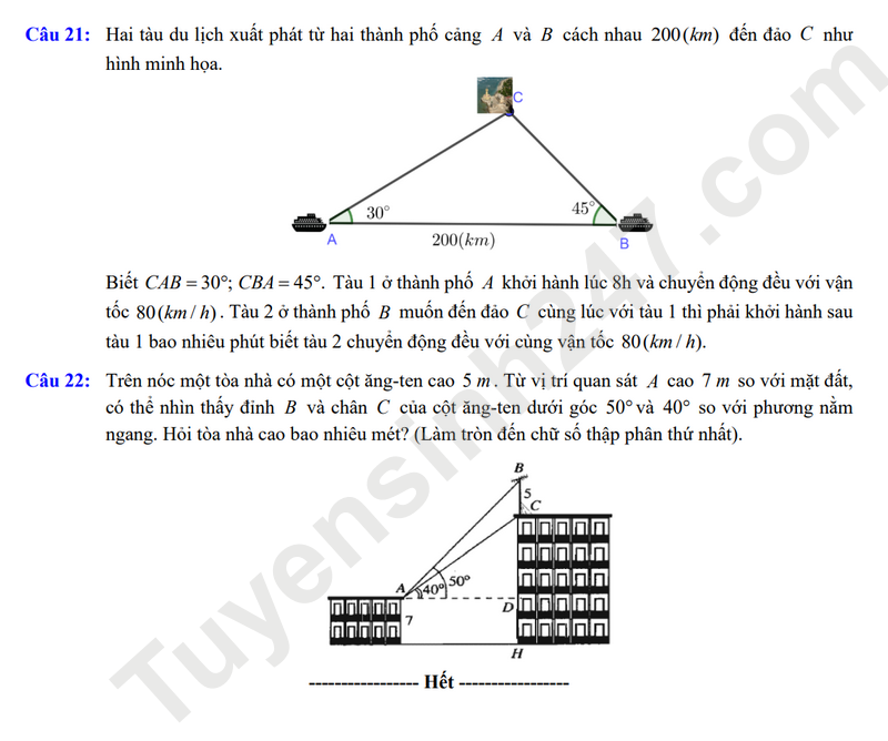 De cuong on tap giua hoc ky 1 lop 10 mon Toan 2025 - THPT Viet Duc