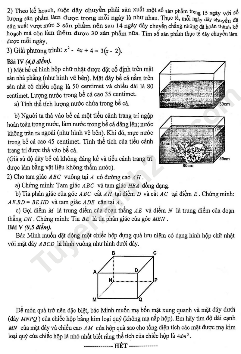 De KSCL mon Toan lop 9 nam 2024 - THCS Dong Da