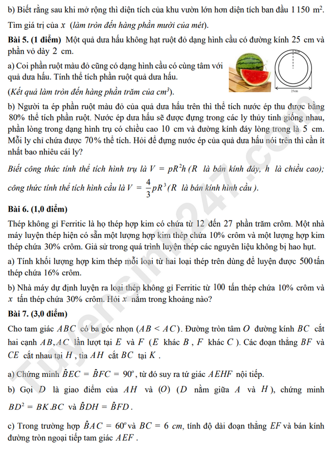 De minh hoa vao lop 10 TPHCM mon Toan 2025 (Co dap an)