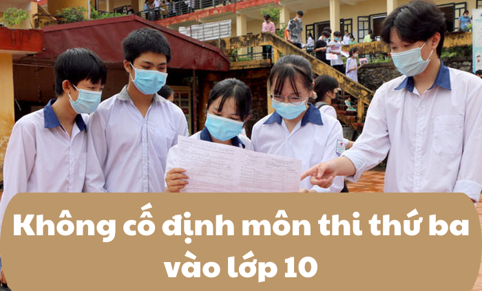 Khong co dinh mon thi thu ba vao lop 10