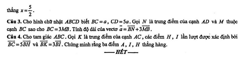 De thi HK1 lop 10 mon Toan 2024 - THPT Ho Thi Bi