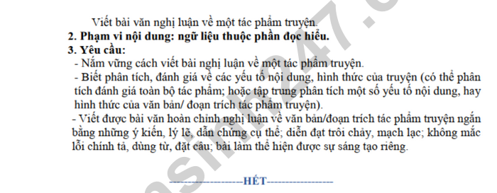 Huong dan on tap giua ki 2 mon Van lop 11 - THPT Viet Duc 2025