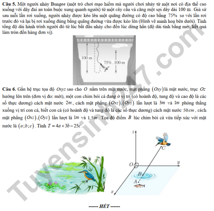 De thi thu tot nghiep THPT 2025 mon Toan - THPT Anh Son 3 (Co dap an)