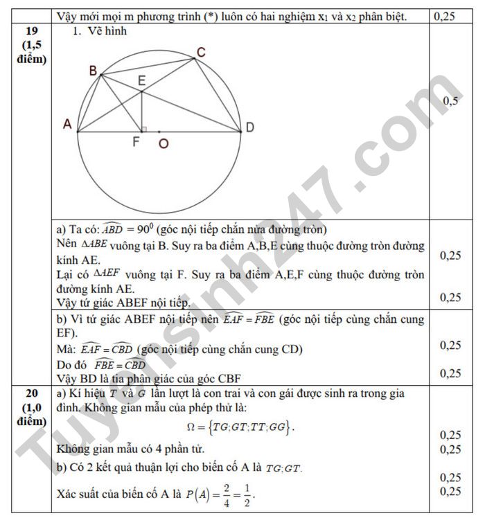 De thi thu vao lop 10 mon Toan nam 2025 - THCS Quang Long (co dap an)