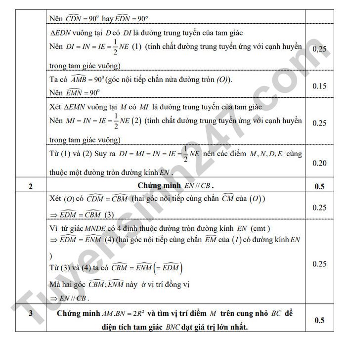 De thi thu vao lop 10 lan 1 mon Toan nam 2025 - Phong GD Lang Giang (co dap an)