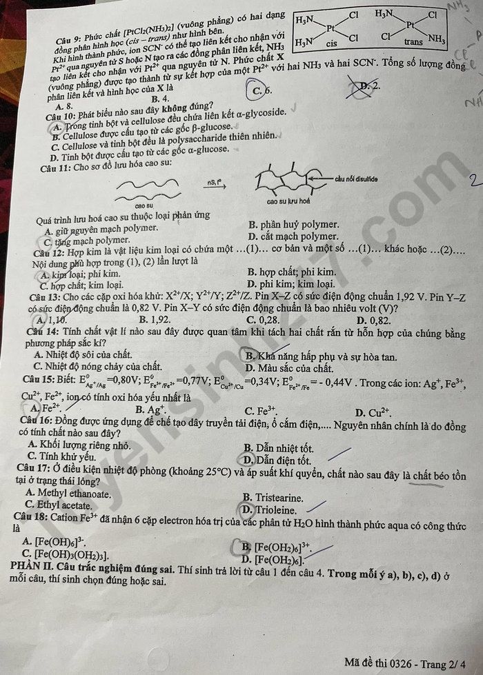 De thi thu tot nghiep THPT mon Hoa 2025 - So GDDT Dong Nai