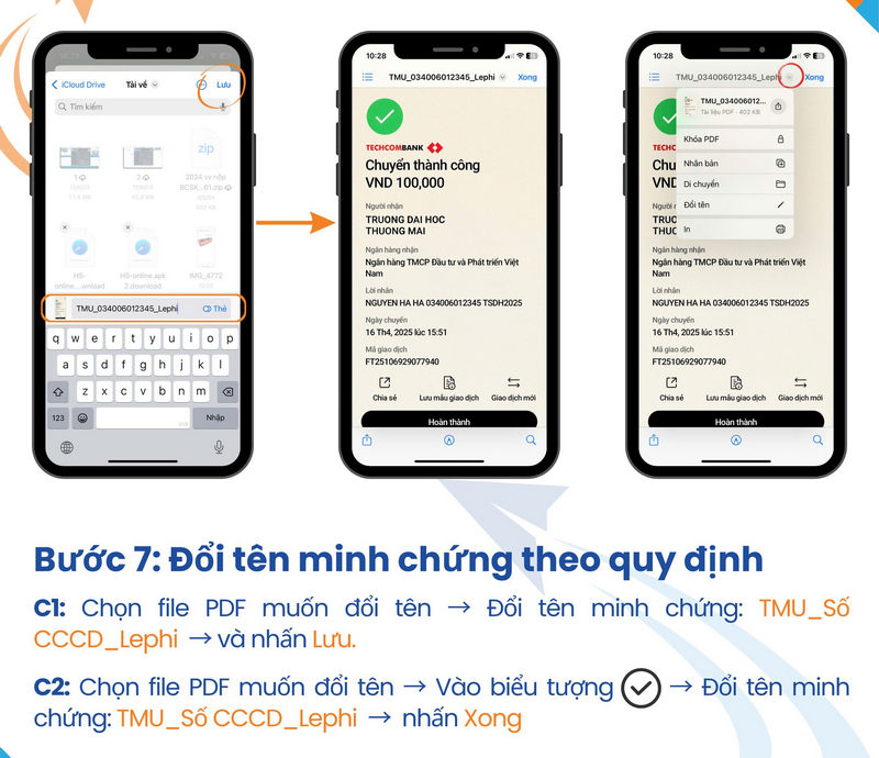 Dai hoc Thuong mai huong dan dang ki xet tuyen 2025