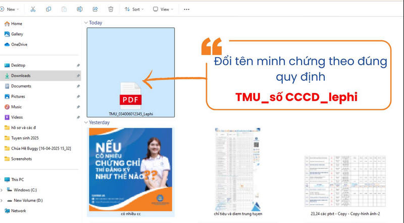 Dai hoc Thuong mai huong dan dang ki xet tuyen 2025