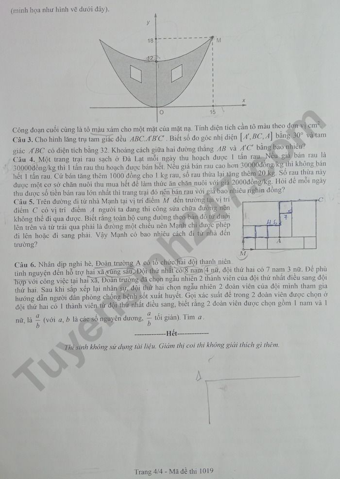 De thi thu tot nghiep THPT mon Toan 2025 - So GD  Son La (lan 2)