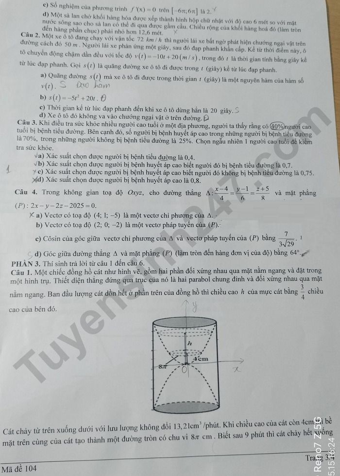 De thi thu mon Toan tot nghiep THPT 2025 - So GD Lai Chau (lan 2)