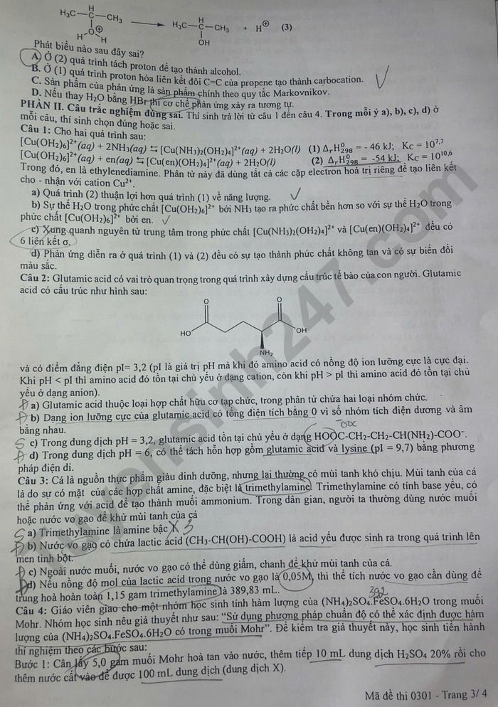 De thi thu mon Hoa tot nghiep THPT 2025 - So GDDT Phu Yen